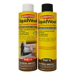 Abatron LiquidWood Solid Clear Epoxy Wood Consolidant Kit 12 oz