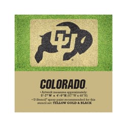 U-Stencil Colorado Buffalo CU Lawn Stencil