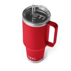 YETI Rambler 42 oz Rescue Red BPA Free Straw Mug