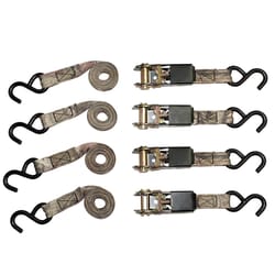 RPS Outdoors 1 in. W X 8 ft. L Camo Ratchet Strap 300 lb 4 pk