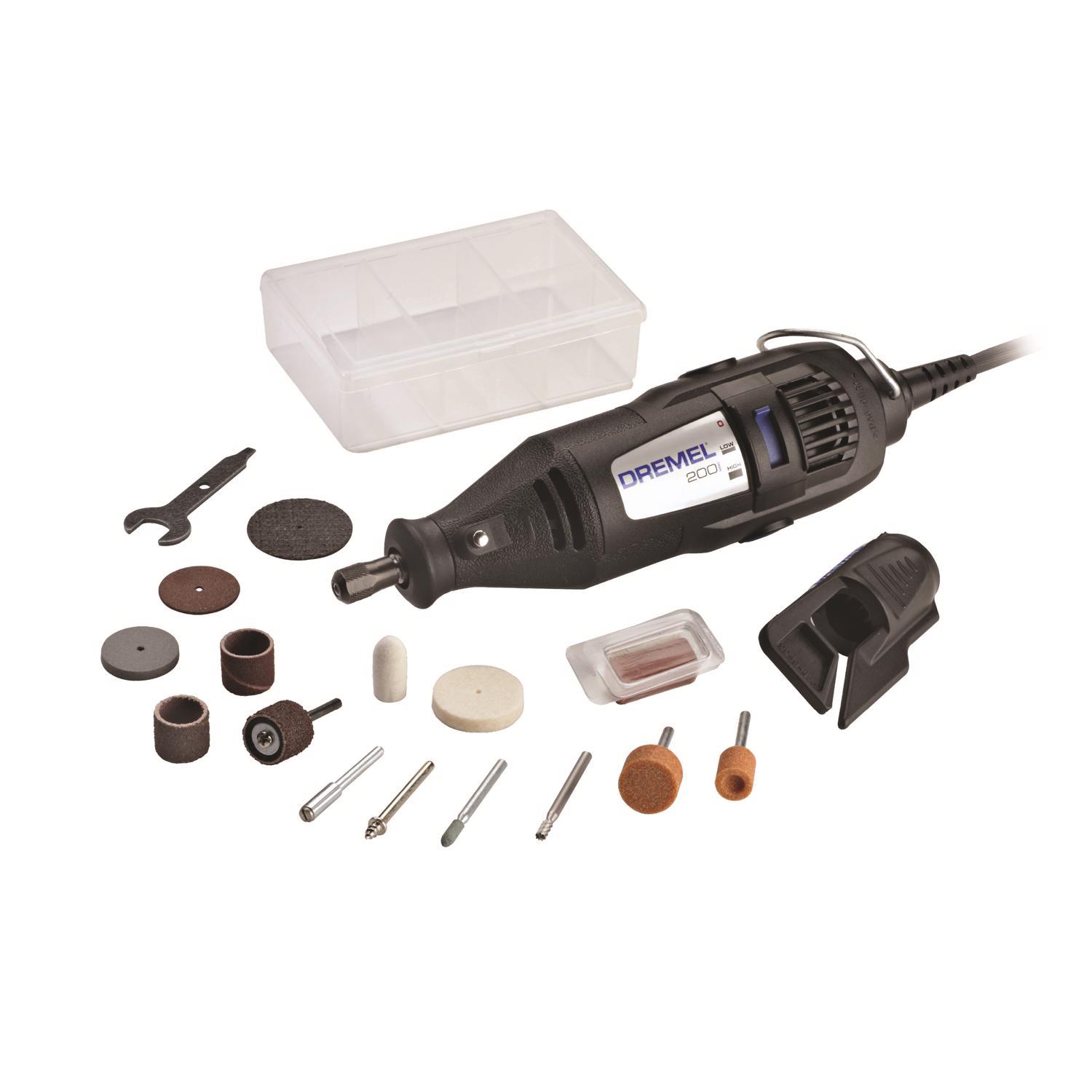 Dremel 200 Series 0.9 amps Corded 2-Speed Rotary Tool Kit Sansujyuku sansujyuku.com