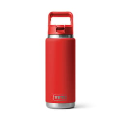 YETI Rambler 26 oz Canyon Red BPA Free Bottle with Straw Cap