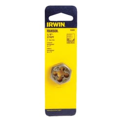 Irwin Hanson High Carbon Steel SAE Hexagon Die 1/8 in. 1 pc