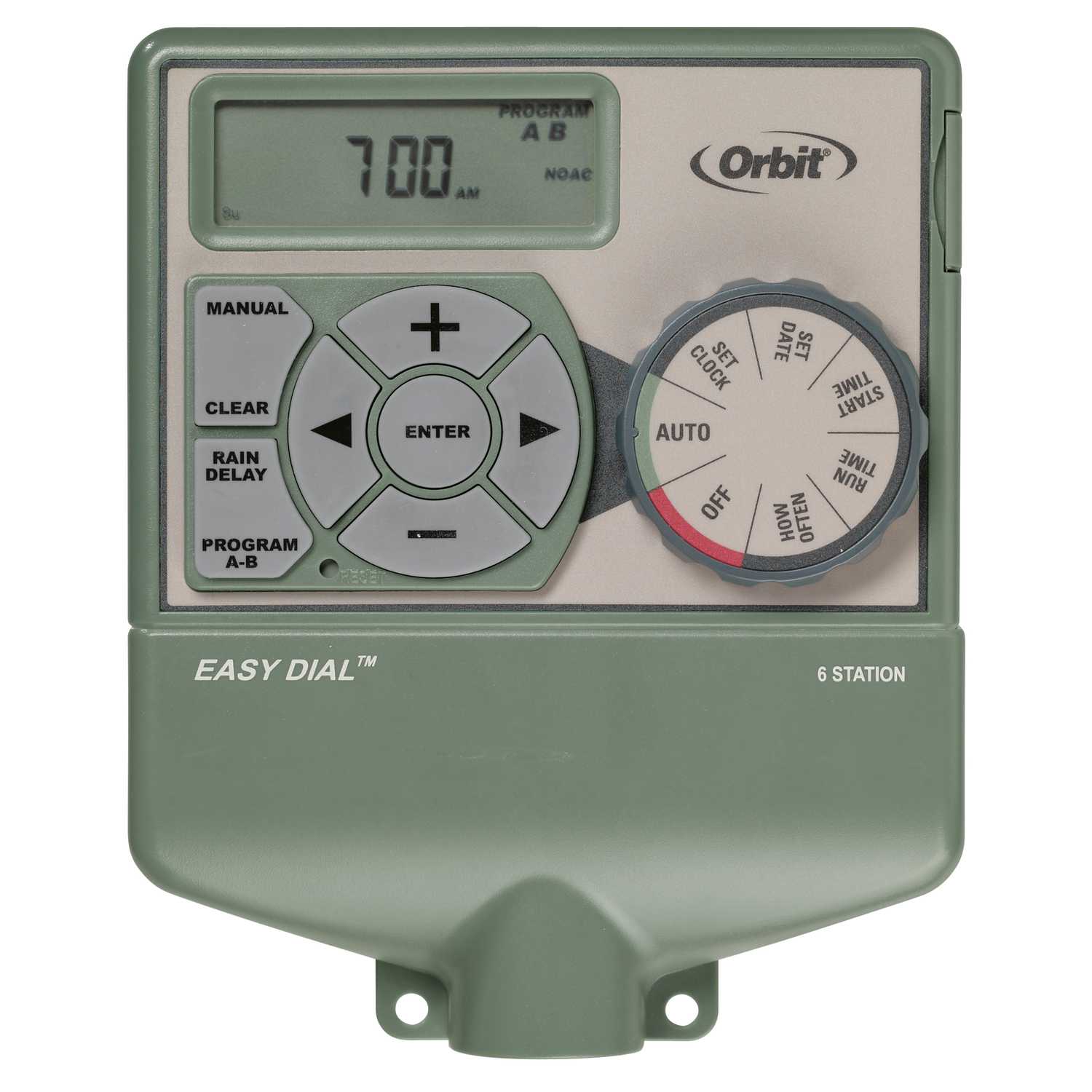 Orbit EasySet Logic Programmable 6 zone Sprinkler Timer Ace Hardware