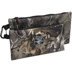 Klein Tools 1 in. W X 7 in. H Ballistic Polyester Zippered Bag 1 pocket Camo 1 pc
