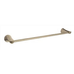 Huntington Brass Satin Brass Towel Holder 26 in. L Metal