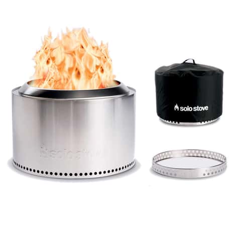 Solo Stove Stainless Steel Fire Pit Pellet Adapter For Yukon Wood