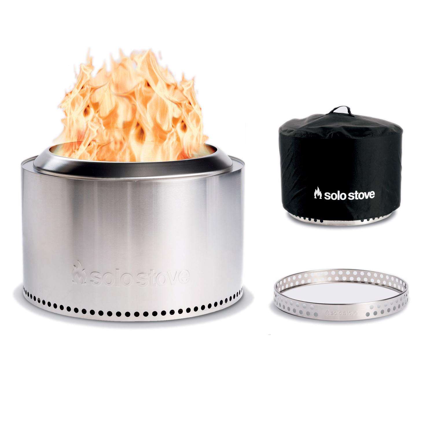 Solo Stove Yukon 2.0 27 in. W Stainless Steel Round Wood Fire Pit with  Stand - Ace Hardware