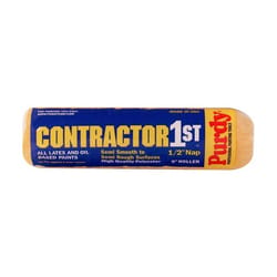 Purdy Contractor 1st Polyester 9 in. W X 1/2 in. Paint Roller Cover 1 pk