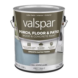 Valspar Porch, Floor & Patio Wood & Concrete Paint Satin Clear Base 2 Floor and Patio Coating 1 gal