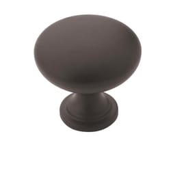 Amerock Edona Round Cabinet Knob 1-1/4 in. D 1-1/8 in. Matte 10 pk