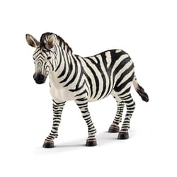 Schleich Wild Life Female Zebra Toy Black/White