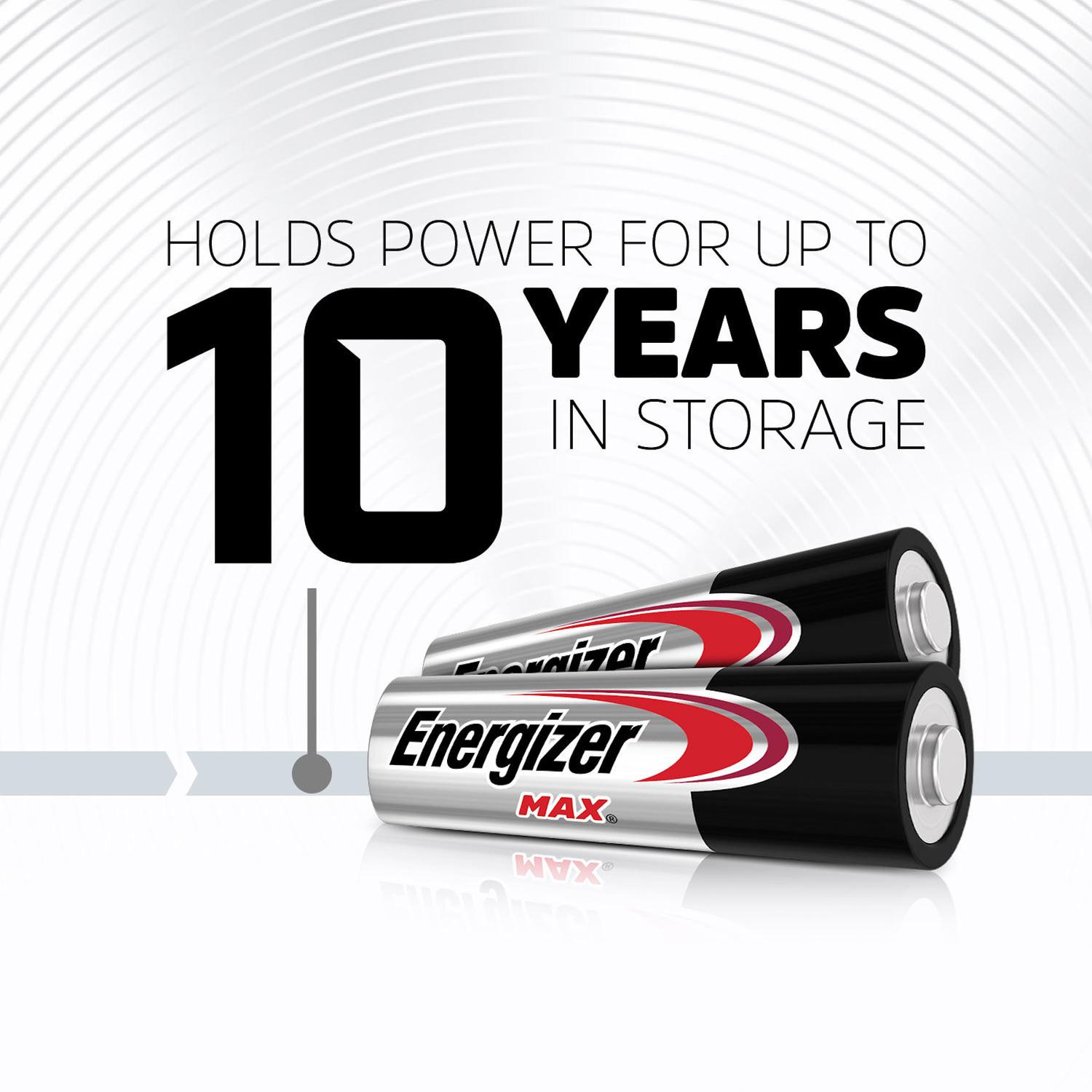 Energizer Max AA Alkaline Batteries 4 pk Carded