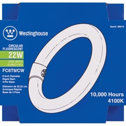 Westinghouse 22 W T9 8 in. L Fluorescent Bulb Cool White Tubular 4100 K 1 pk