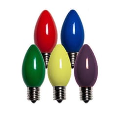 Celebrations LED C9/5MM Multicolored Replacement Christmas Light Bulbs