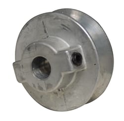 Chicago Die Cast 2 1/4 in. D Zinc Single V Grooved Pulley