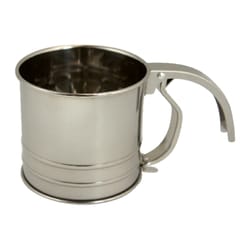 Fox Run Silver Stainless Steel Flour Sifter 1 cups