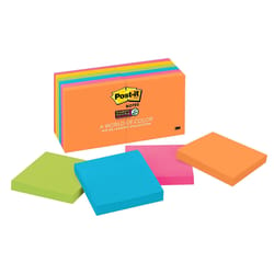 Post-it 3 in. W X 3 in. L Assorted Sticky Notes 12 pad