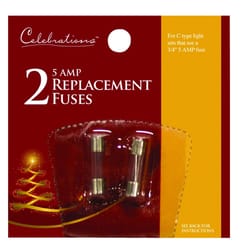 Celebrations Christmas Replacement Fuses 2 pc