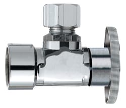 Ace 1/2 in. FPT T X 7/16 in. S FPT Brass Shut-Off Valve
