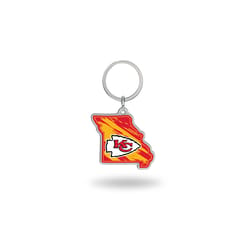 Rico NFL Kansas City Chiefs State Shape Keychain 1 pc