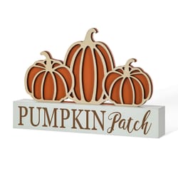 Glitzhome 8 in. Pumpkin Patch Tabletop Decor