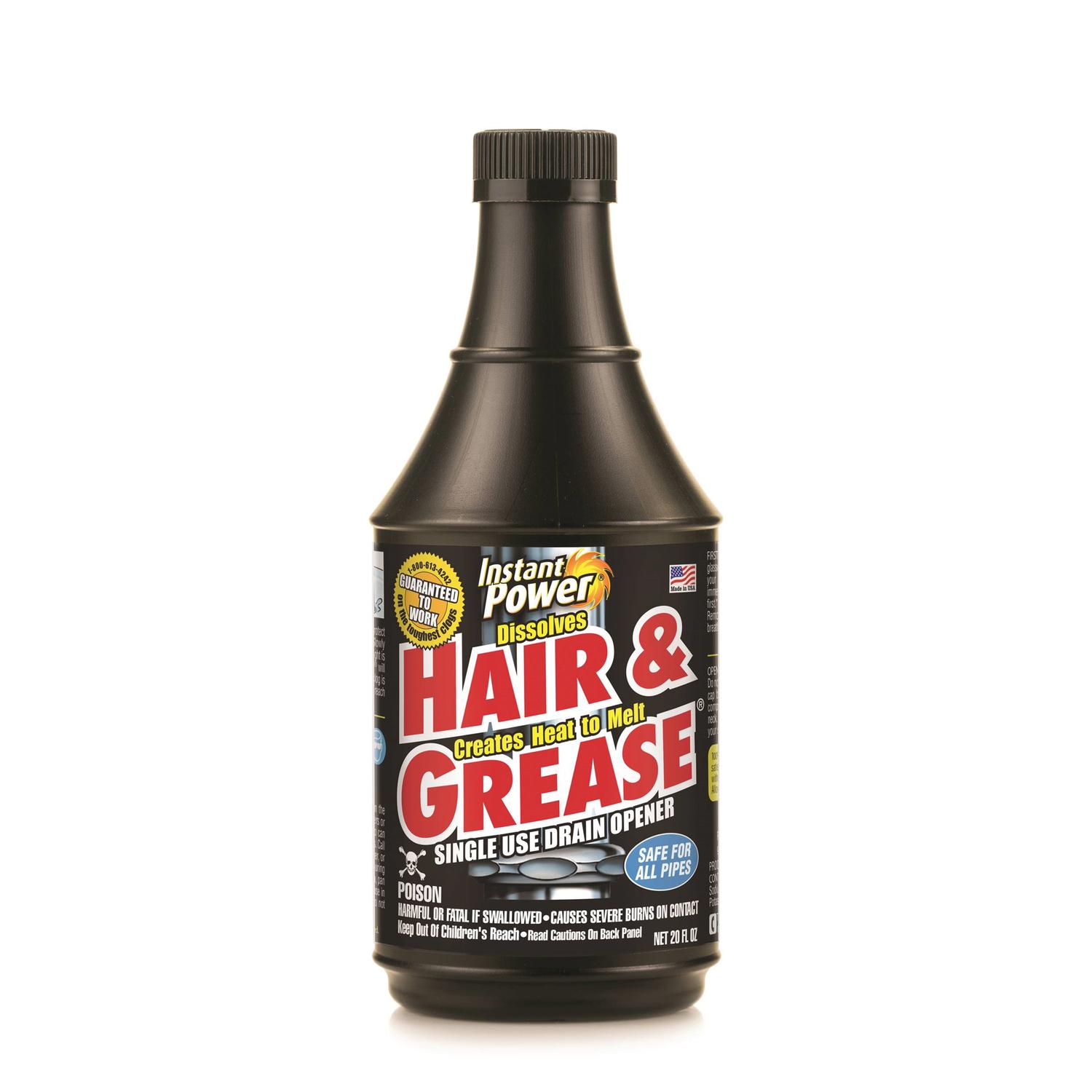 Instant Power Hair Grease Liquid Drain Opener 20 oz Mfr 1971 Ace Hardware