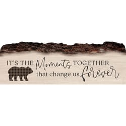 P Graham Dunn 4 in. H X 11.75 in. L Multicolored Wood Barky Sign