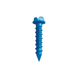 Tapcon 3/16 in. D X 2-3/4 in. L Steel Hex Head Concrete Screw Anchor 75 pk