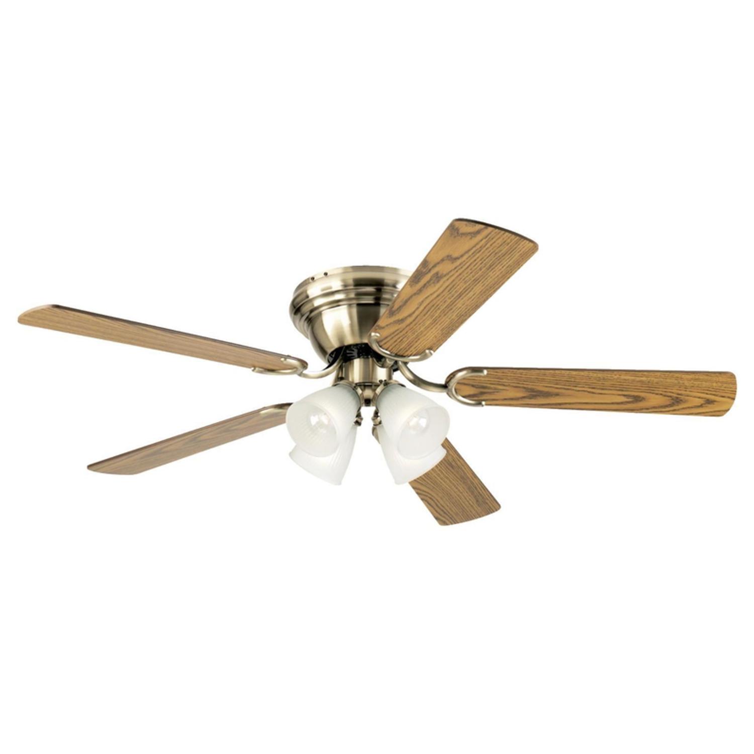 Westinghouse Contempra IV 52 in. Antique Brass Brown LED Indoor Ceiling Fan Sansujyuku sansujyuku.com