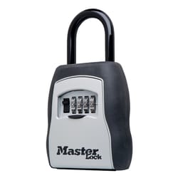 D-Shaped High Security Padlock Heavy Duty Lock with 3 Keys for Warehouse,  Containers, Shed, Garage, Shutter, Gate, Motorbike (Silver, 80 mm)