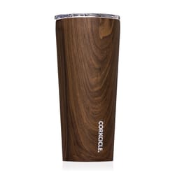 Corkcicle Origins 24 oz Walnut Wood BPA Free Insulated Tumbler