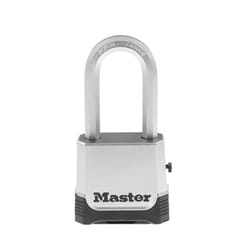 Master Lock Magnum 4-25/64 in. H X 1-13/16 in. W X 2 in. L Steel Ball Bearing Locking Weather-Resist