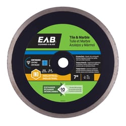 Exchange-A-Blade 7 in. D X 5/8 in. Diamond Continuous Rim Diamond Saw Blade 1 pk