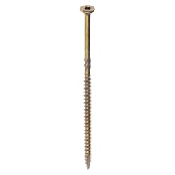 GRK Fasteners R4 No. 10 in. X 4 in. L Star Flat Head W-Cut Multi-Purpose Screws