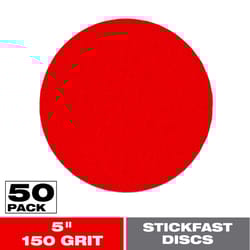 Diablo StickFast 5 in. Ceramic Blend Adhesive Sanding Disc 150 Grit Very Fine 50 pk