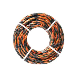 Ace 3/8 in. D X 50 ft. L Black/Orange Twisted Poly Truck Rope