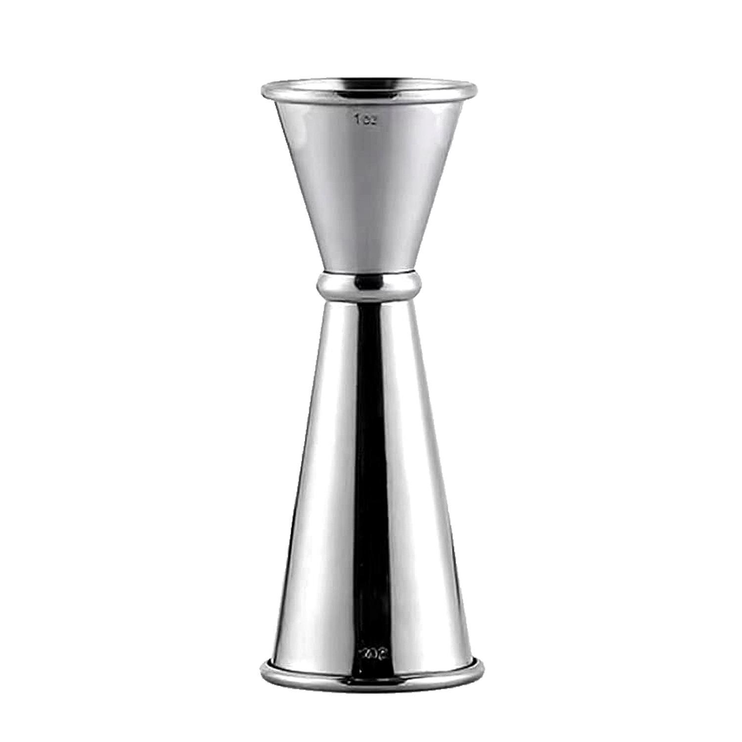 OGGI Silver Stainless Steel Double Jigger Mfr# 7671. - Ace