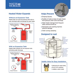 Water Worker Amtrol 2 gal Water Heater Expansion Tank