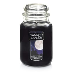 Yankee Candle Black MidSummer's Night Scent Large Candle Jar 22 oz