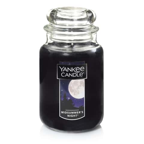 Yankee Candle Black MidSummer's Night Scent Large Candle Jar 22 oz - Ace  Hardware