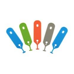 Nite Ize IdentiKey 2.4 in. D Plastic Assorted Identifiers Key Holder Nite Ize IdentiKey 2.4 in. D Plastic Assorted Identifiers Key Holder