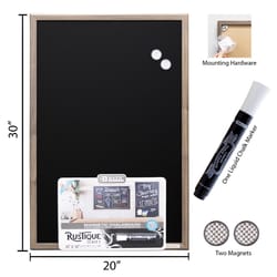 Bazic Products 20 in. H X 30 in. W Screw-Mounted Magnetic Chalkboard