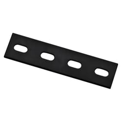 National Hardware 6 in. H X 1.5 in. W X 0.125 in. D Black Carbon Steel Flat Mending Plate
