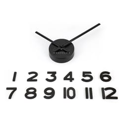 Westclox 20 in. L X 20 in. W Indoor Modern Analog Wall Clock Plastic Black