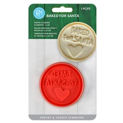 R&M International Corp International Corp 3 in. Baked for Santa Pastry & Cookie Stamper Set Red 1 pc