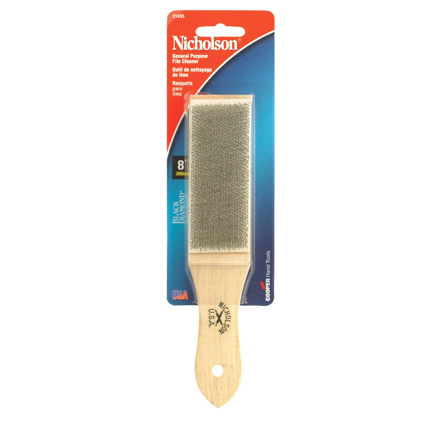 Nicholson 8 in. L Wood File Cleaner 1 pc. Ace Hardware