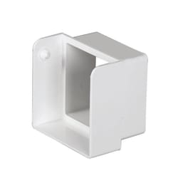 Amerimax 2 in. H X 2 in. W X 2 in. L White Vinyl Gutter Diverter