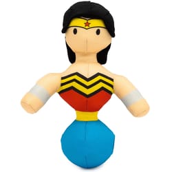 Buckle-Down Multicolored Canvas Wonder Woman Dog Toy 1 pk