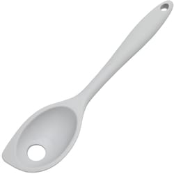 Chef Craft Premium Gray Silicone/Steel Mixing Spoon